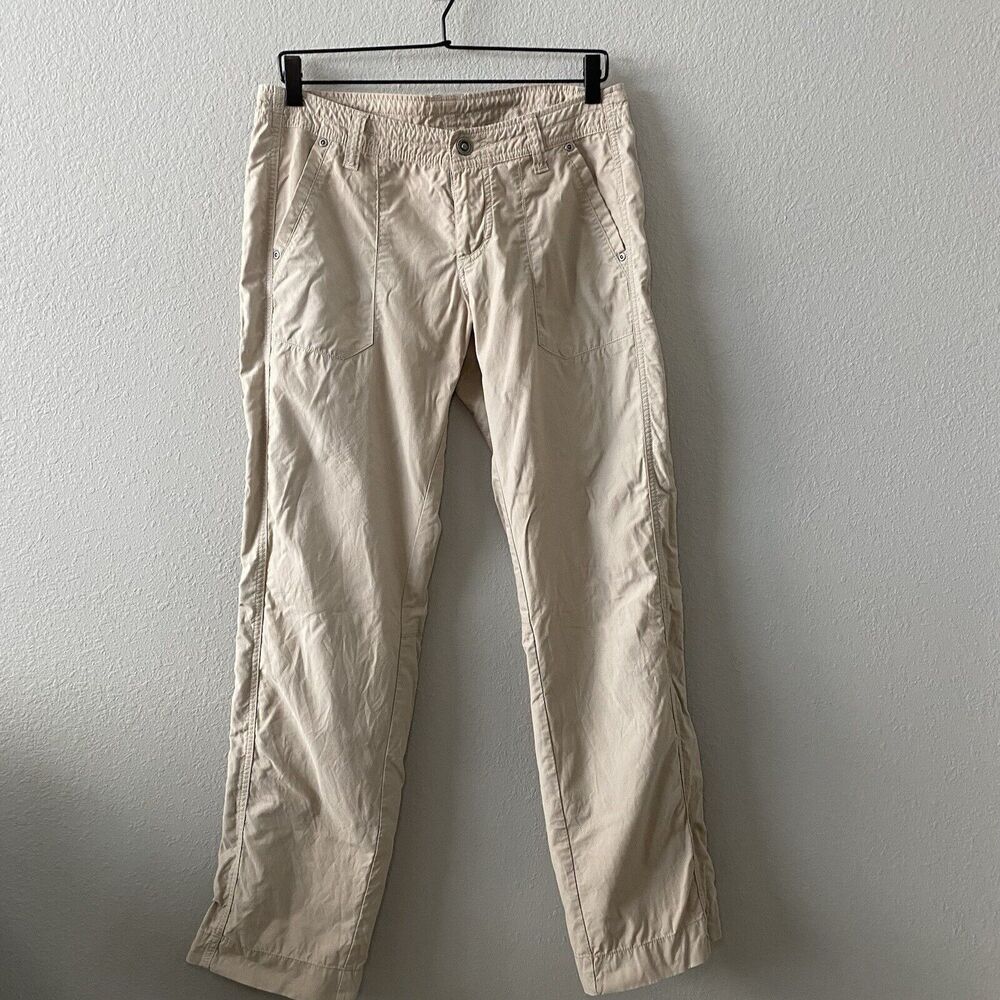 Kuhl Pants Womans 6 Beige Hiking Outdoor Hiking Trail Cotton/Nylon